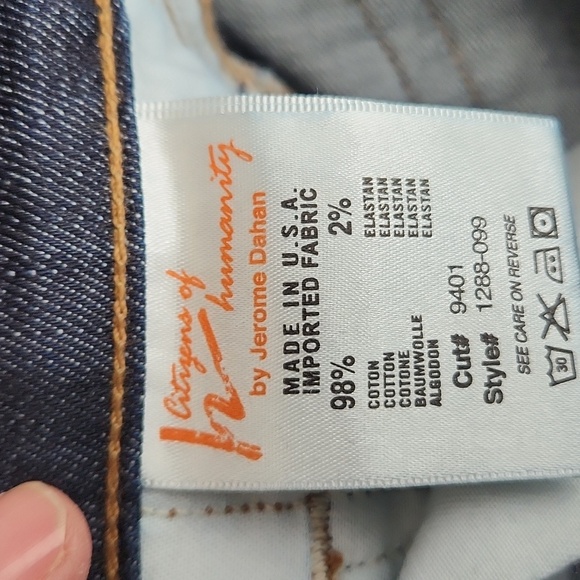 Citizens of Humanity Elson Medium Rise Straight Leg Jeans - Picture 9 of 10